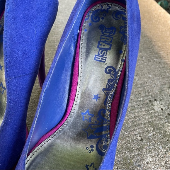 BRASH (Payless Shoes) 3 Tone Platform Pumps - Picture 5 of 5